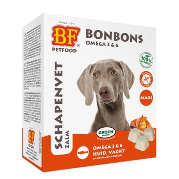 BIOFOOD SCHAPENVET MAXI BONBONS ZALM 40 ST