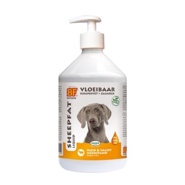 BIOFOOD VLOEIBAAR SCHAPENVET MET ZALMOLIE 500 ML