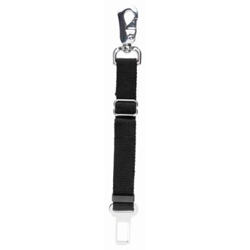 TRIXIE RESERVE KORTHOUDER MET KARABIJNHAAK ZWART 45-70X2,5 CM 3 ST