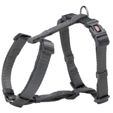 TRIXIE HONDENTUIG PREMIUM H-TUIG GRAFIET GRIJS 30-44X1 CM