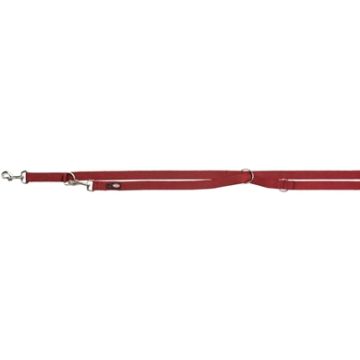 TRIXIE HONDENRIEM PREMIUM ROOD 180X1 CM