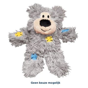 KONG CAT SOFTIES PATCHWORK BEAR ASSORTI 7,5X5X12,5 CM