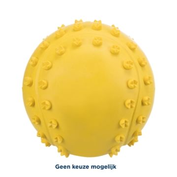 TRIXIE SPEELBAL NATUURRUBBER ASSORTI 6 CM 4 ST