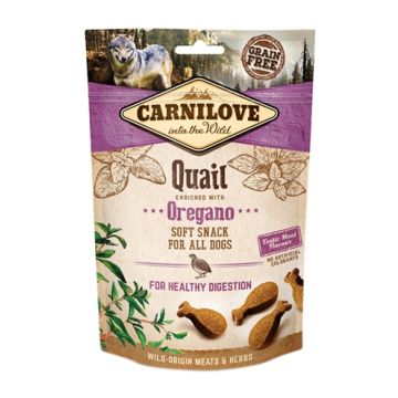 CARNILOVE SOFT SNACK KWARTEL / OREGANO 200 GR