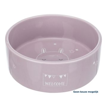 TRIXIE JUNIOR VOERBAK KERAMIEK ASSORTI 12 CM 300 ML