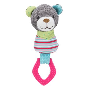 TRIXIE JUNIOR BEER VAN STOF MET BIJTRING 23 CM 3 ST