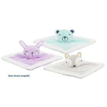 TRIXIE JUNIOR KNUFFELDOEKJE PLUCHE ASSORTI 20X20 CM