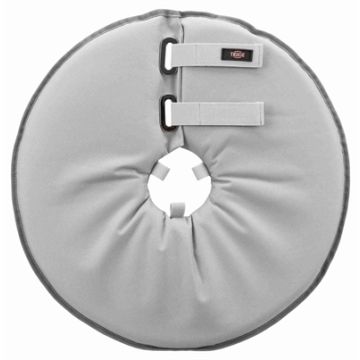 TRIXIE BESCHERMKRAAG SCHUIMRUBBER GRIJS M 38-42X21,5 CM