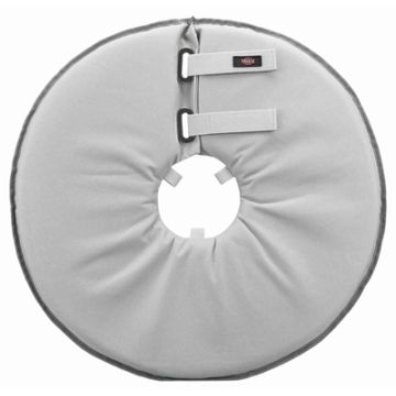 TRIXIE BESCHERMKRAAG SCHUIMRUBBER GRIJS L 46-49X24 CM