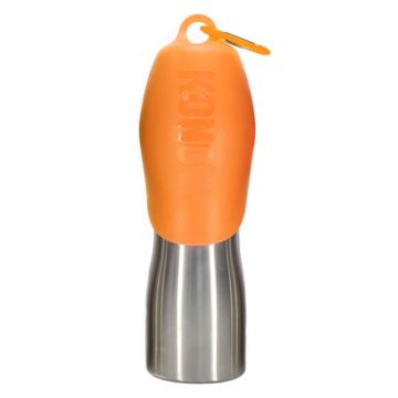 KONG H2O DRINKFLES RVS ORANJE 740 ML