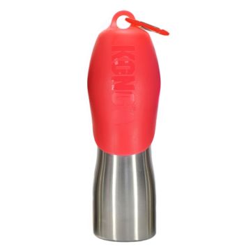KONG H2O DRINKFLES RVS ROOD 740 ML