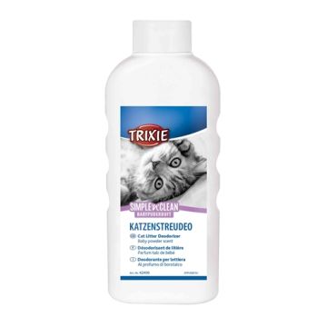 TRIXIE SIMPLE'N'NCLEAN GEURVERDRIJVER KATTENBAK BABYPOEDERGEUR 750 GR