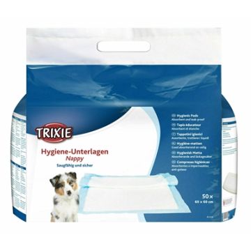 TRIXIE NAPPY PUPPY PADS 60X60 CM 50 ST