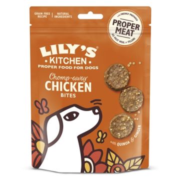 LILY'S KITCHEN DOG CHOMP-AWAY CHICKEN BITES 70 GR
