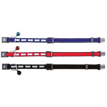 TRIXIE HALSBAND KAT SAFER LIFE FLUWEEL REFLECTEREND ASSORTI 