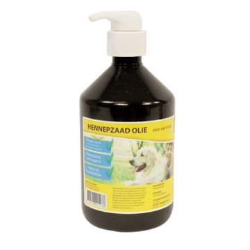 UTOPIA DIERTOTAAL HENNEPZAADOLIE MET POMPJE 500 ML