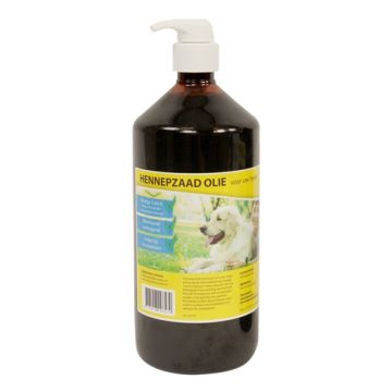 UTOPIA DIERTOTAAL HENNEPZAADOLIE MET POMPJE 1 LTR