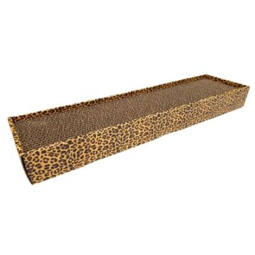 CROCI KRABPLANK HOMEDECOR DIERENPRINT LUIPAARD 48X12,5X5 CM