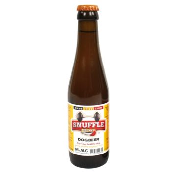 SNUFFLE HONDENBIER KIPSMAAK IN GLAZEN FLES 25 CL