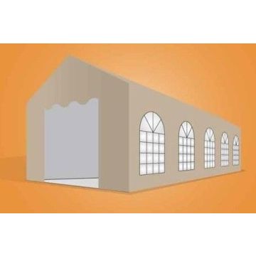 Premium Partytent PVC 4x10x2 mtr in Beige