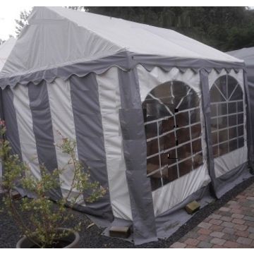 PVC Partytent 3 x 4 mtr Premium - Wit-Grijs