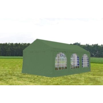 Premium Partytent PVC 4x6x2 mtr in Groen