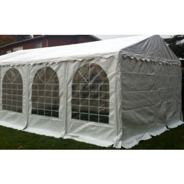 Professionele Partytent PVC 3x8x2,2 mtr in Wit