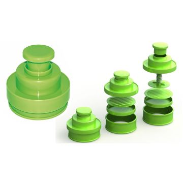 Tepro 8585 Barbecue Hamburgerpers voor Gevulde Hamburgers