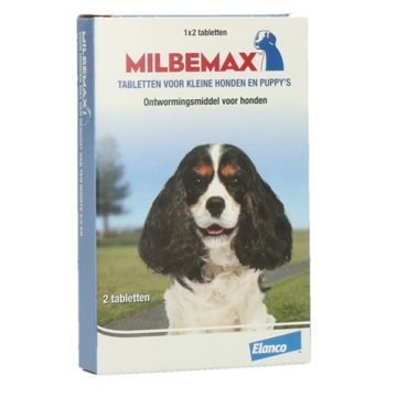 MILBEMAX KLEINE HOND / PUP 0,5-10 KG 2 TBL