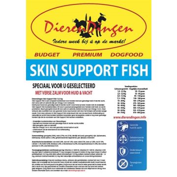 BUDGET PREMIUM DOGFOOD SKIN SUPPORT FISH 12,5 KG