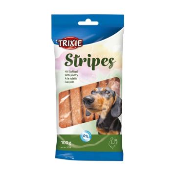 TRIXIE STRIPES GEVOGELTE 100GR 15ST