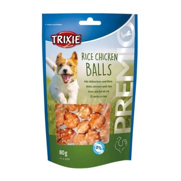 TRIXIE PREMIO RICE CHICKEN BALLS 80 GR 6 ST