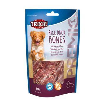 TRIXIE PREMIO RICE DUCK BONES 80 GR 6 ST