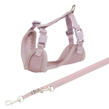 TRIXIE JUNIOR PUPPYTUIG SOFT MET RIEM LILA 26-34X1 CM  / 2 MTR