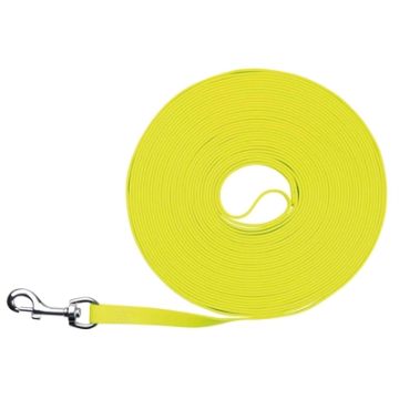 TRIXIE HONDENRIEM EASY LIFE SLEEPLIJN NEON GEEL 15 MTRX1,7 CM