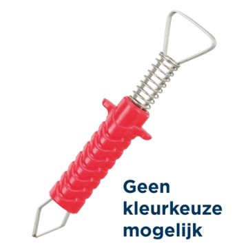 TRIXIE TEKENTANG METAAL / KUNSTSTOF ASSORTI 8 CM 4 ST