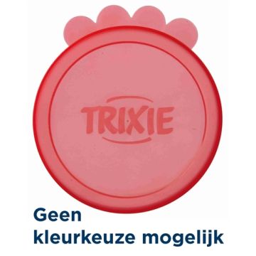 TRIXIE DEKSEL VOOR BLIK KUNSTSTOG ASSORTI 2 ST 10,6 CM 4 ST