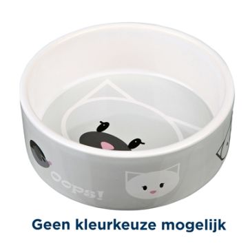 TRIXIE VOERBAK / WATERBAK MIMI KERAMIEK ASSORTI 12 CM 300 ML 4 ST