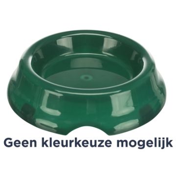 TRIXIE VOERBAK / WATERBAK KAT KUNSTSTOF ASSORTI 11 CM 200 ML 4 ST