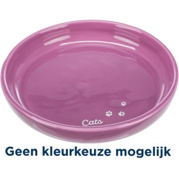 TRIXIE VOERBAK / WATERBAK KERAMIEK ASSORTI 18 CM 350 ML 4 ST