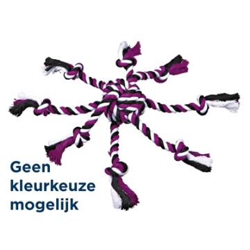 TRIXIE TOUWSPEELTJE MET INGEVLOCHTEN BAL ASSORTI 7X7X7 CM 3 ST