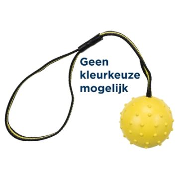 TRIXIE NATUURRUBBER BAL AAN RUBBEREN SINGELBAND ASSORTI 35X6X6 CM 3 ST
