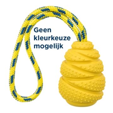 TRIXIE NATUURRUBBER JUMPER AAN KOORD DRIJVEND ASSORTI 30X9 CM 3 ST