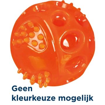 TRIXIE KNIPPERBAL ZONDER GELUID DRIJVEND TPR ASSORTI 7,5X7,5X7,5 CM 3 ST