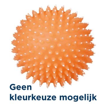 TRIXIE EGELBAL FLUORISEREND VINYL MET GELUID ASSORTI 10X10X10 CM 3 ST