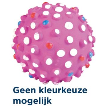 TRIXIE SCHUIMRUBBER EGELBAL ASSORTI 7X7X7 CM 18 ST