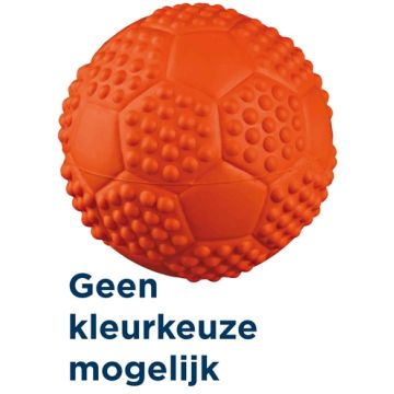 TRIXIE NATUURRUBBER SPORTBAL DIVERSE  ASSORTI 7X7X7 CM 3 ST