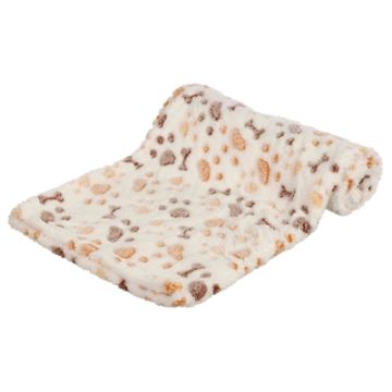 TRIXIE DEKEN LINGO SOFTFLEECE WIT / BEIGE 150X100X2 CM