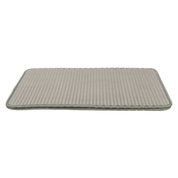 TRIXIE OPVANGMAT VOOR KATTENBAKKEN EVA GRIJS 70X40 CM