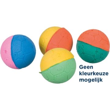 TRIXIE SOFTBAL SOFTRUBBER ASSORTI 4,3 CM 70 ST